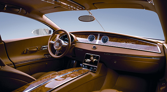 Bugatti 16 C Galibier car interior