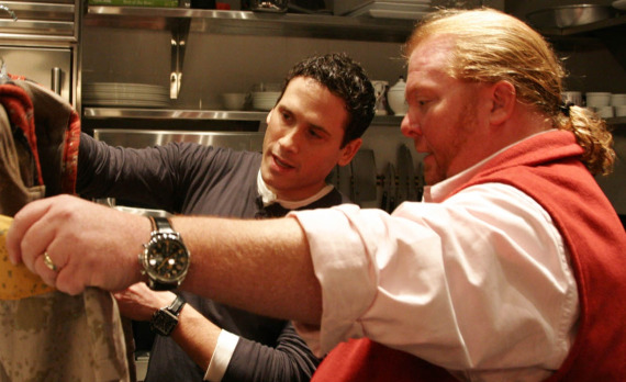 Mario Batali with Ernst Benz watch