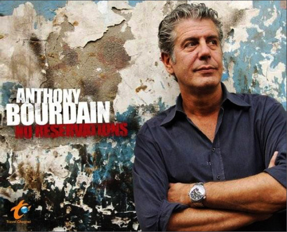 Ernst Benz and  Anthony Bourdain in No Reservations