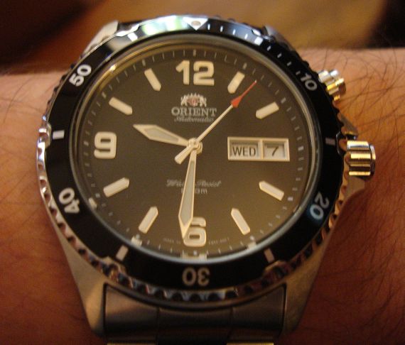 Orient watch winnner