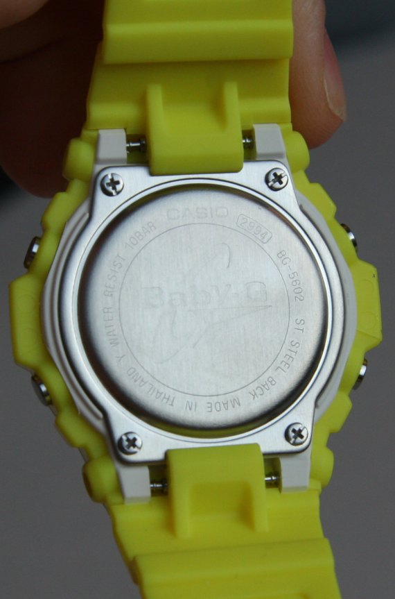 Casio Baby-G Yellow watch 6