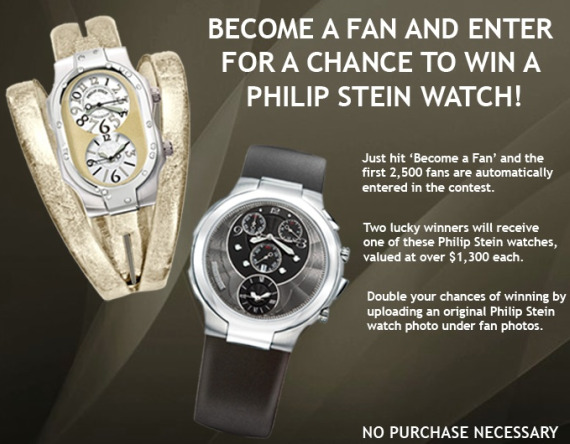 Philip Stein Watch Giveaway