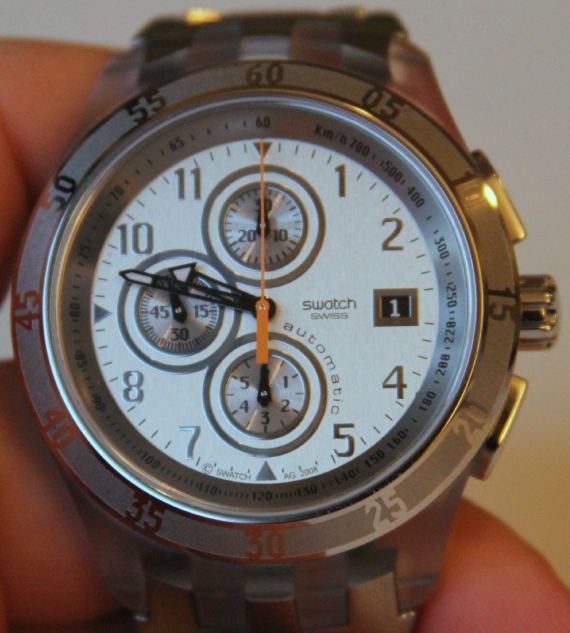 Zorg buitenspiegel Gelijkwaardig Swatch Automatic Chrono Watch Review | aBlogtoWatch