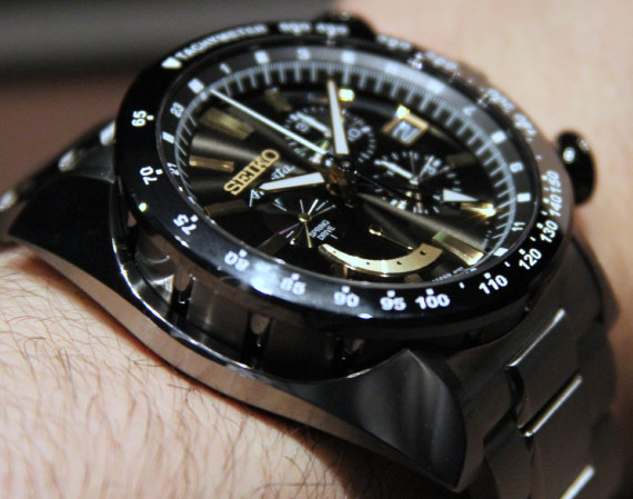 Seiko Ananta Spring Drive Titanium Chronograph GMT Limited Edition Watch |  aBlogtoWatch