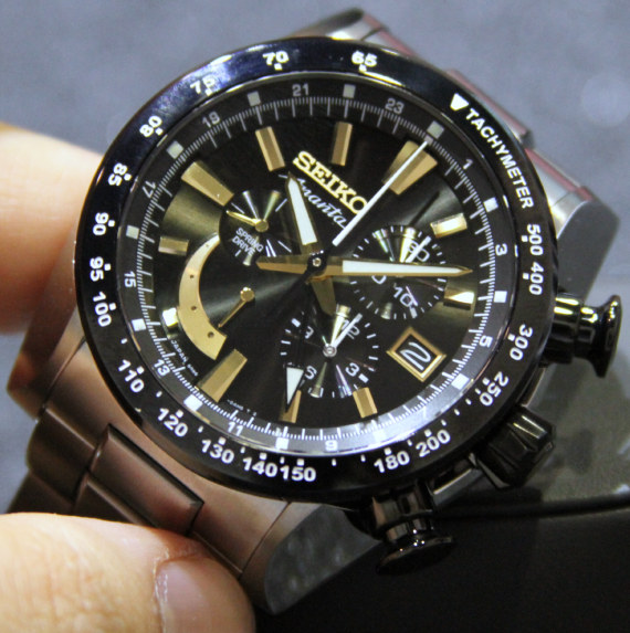 Seiko Ananta Drive Titanium Chronograph GMT Limited Edition Watch | aBlogtoWatch