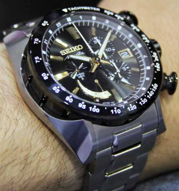 Seiko Ananta Drive Titanium Chronograph GMT Limited Edition Watch | aBlogtoWatch
