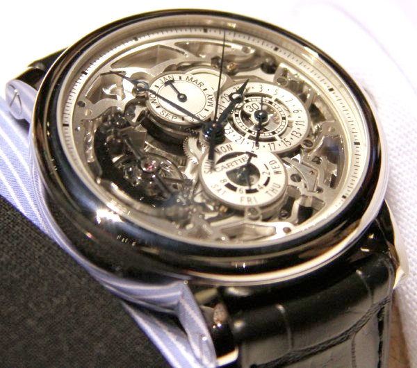 Cartier Rotonde Grande Complication Skeleton Watch