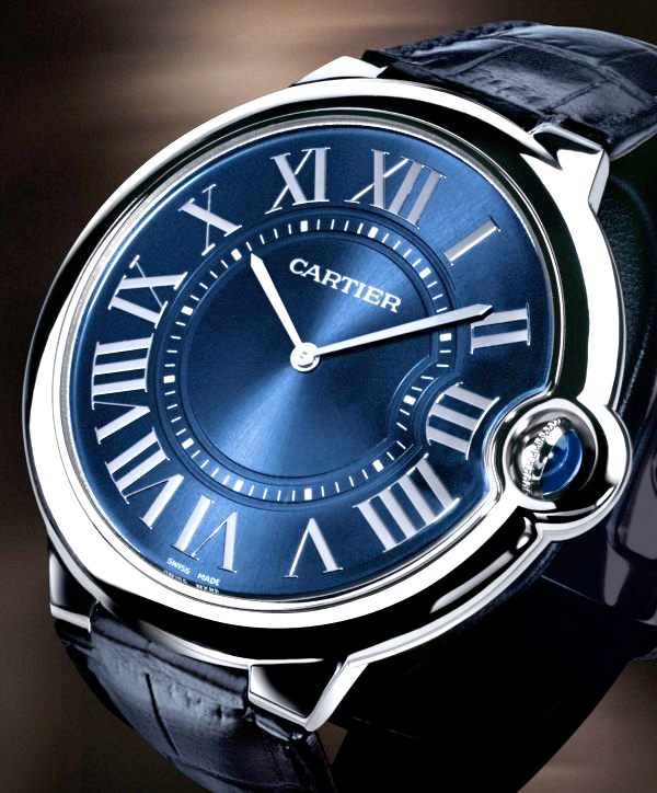 Cartier Ballon Bleu Extra Flat Watch - Blue