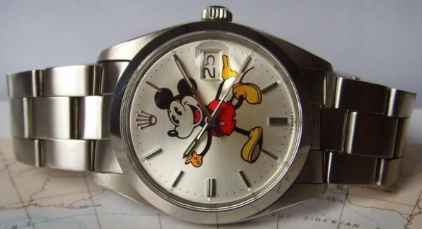 rolex mickey mouse watch history