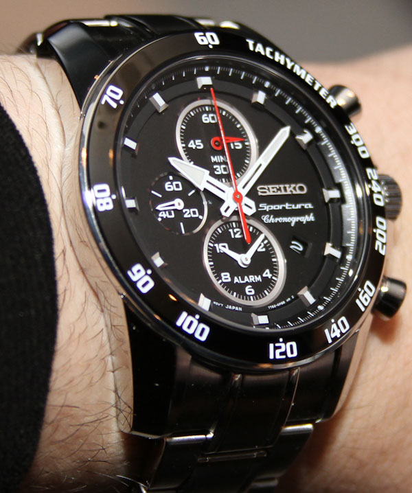 Seiko Sportura Alarm Chronograph Watch Hands-On |
