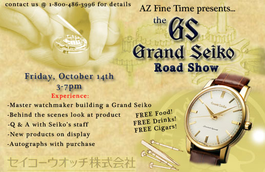 Come On Down! Grand Seiko Roadshow In Phoenix Arizona October 14th |  aBlogtoWatch
