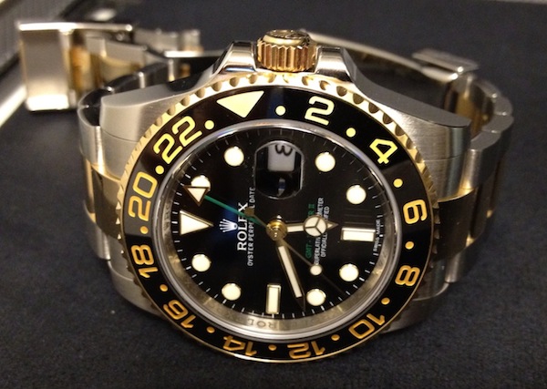 rolex gmt master ii steel and gold review