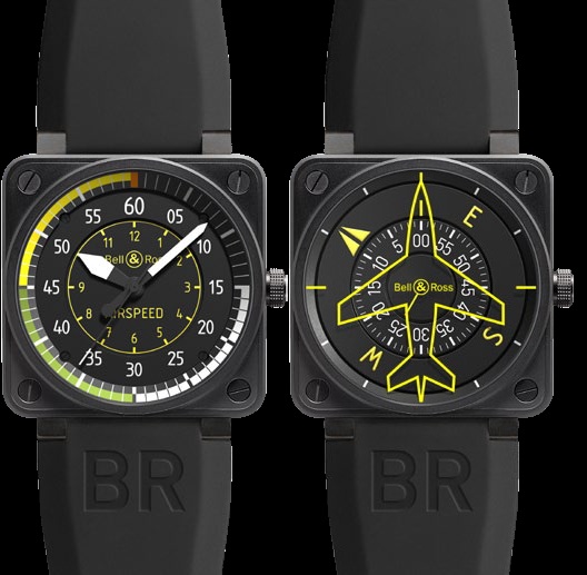 Bell Ross BR01 Airspeed and Flight Compass