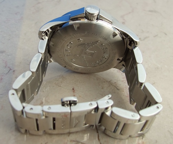 Longines GMT caseback and bracelet
