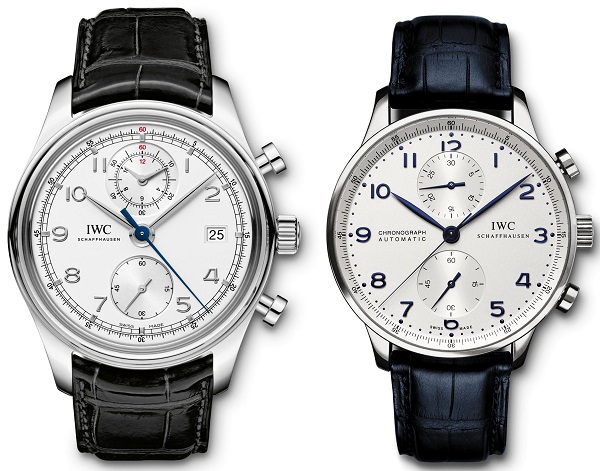 IWC Portuguese chronograph watches compared