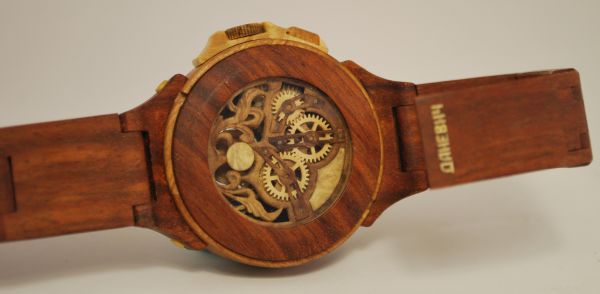 Intricately Carved Danevych tourbillon watch