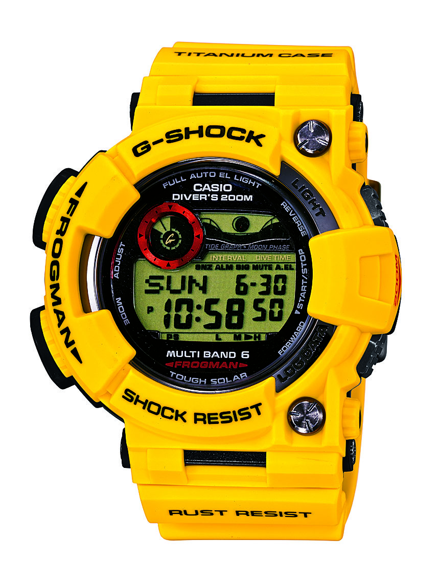 Casio G Shock Lightning Yellow Limited Edition GWF-T1030E-9