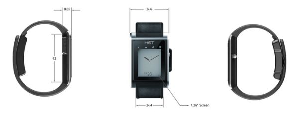 HOT Watch Dimensions
