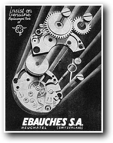 Ebauches SA Vintage Ad