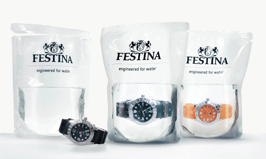 Festina watch water packaging