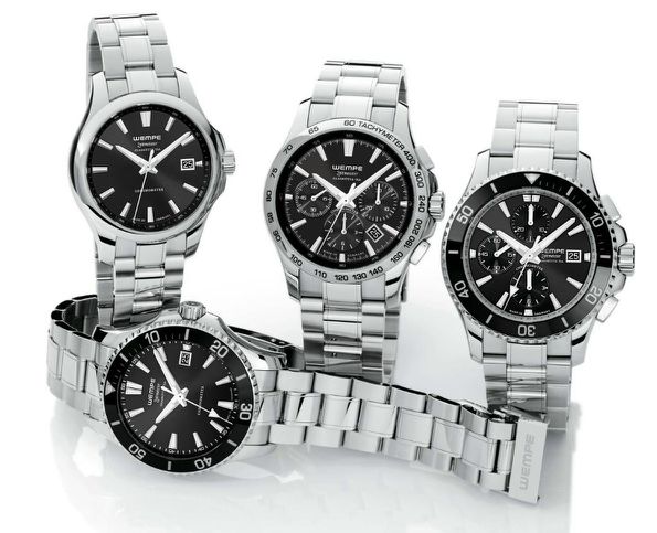 Wempe Glashutte Sport Watches - black dials