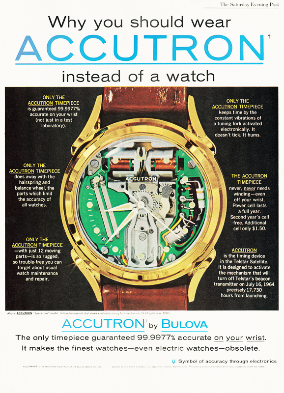 Bulova Accutron Spaceview ad