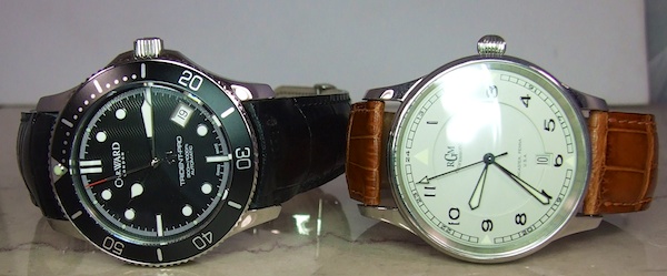 Christopher Ward W61 and RGM 151P