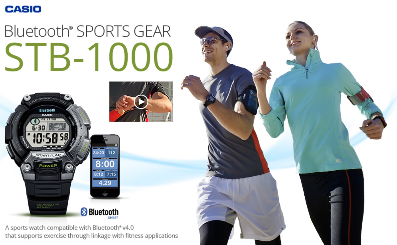 Casio Sports Gear STB-1000 Bluetooth Watches Fitness Information Plus Phone Alerts aBlogtoWatch