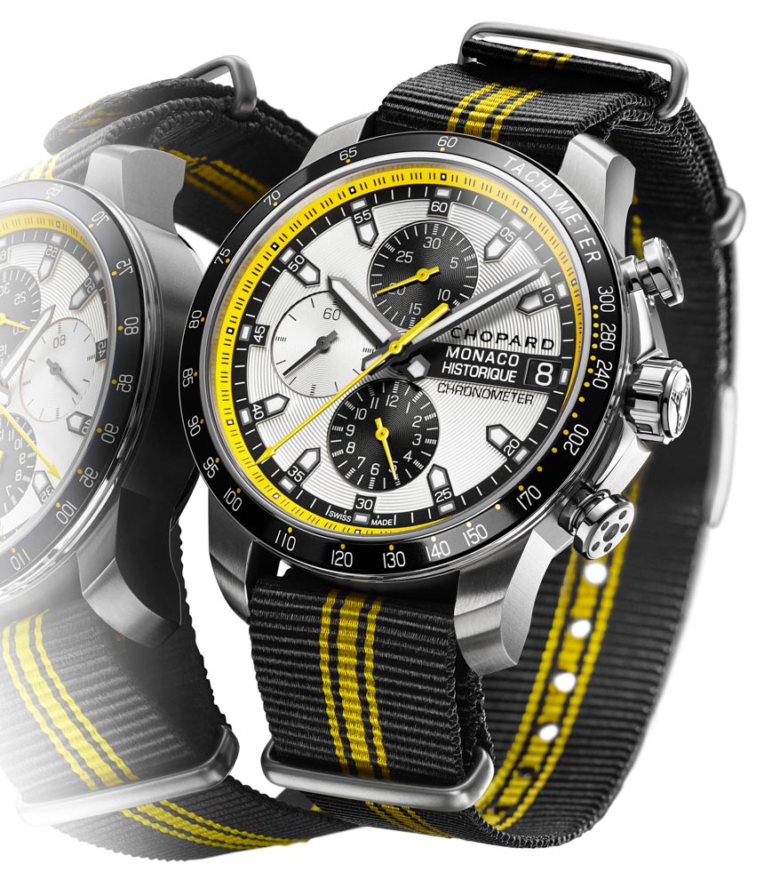 Chopard Grand Prix de Monaco Historique Chrono Watch In Yellow & Black For 2014   watch releases 