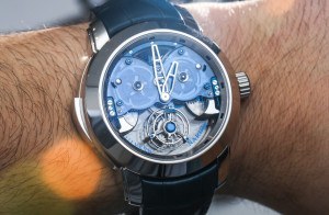 Ulysse Nardin's Imperial Blue Watch With Flying Tourbillon And 4-Gong ...