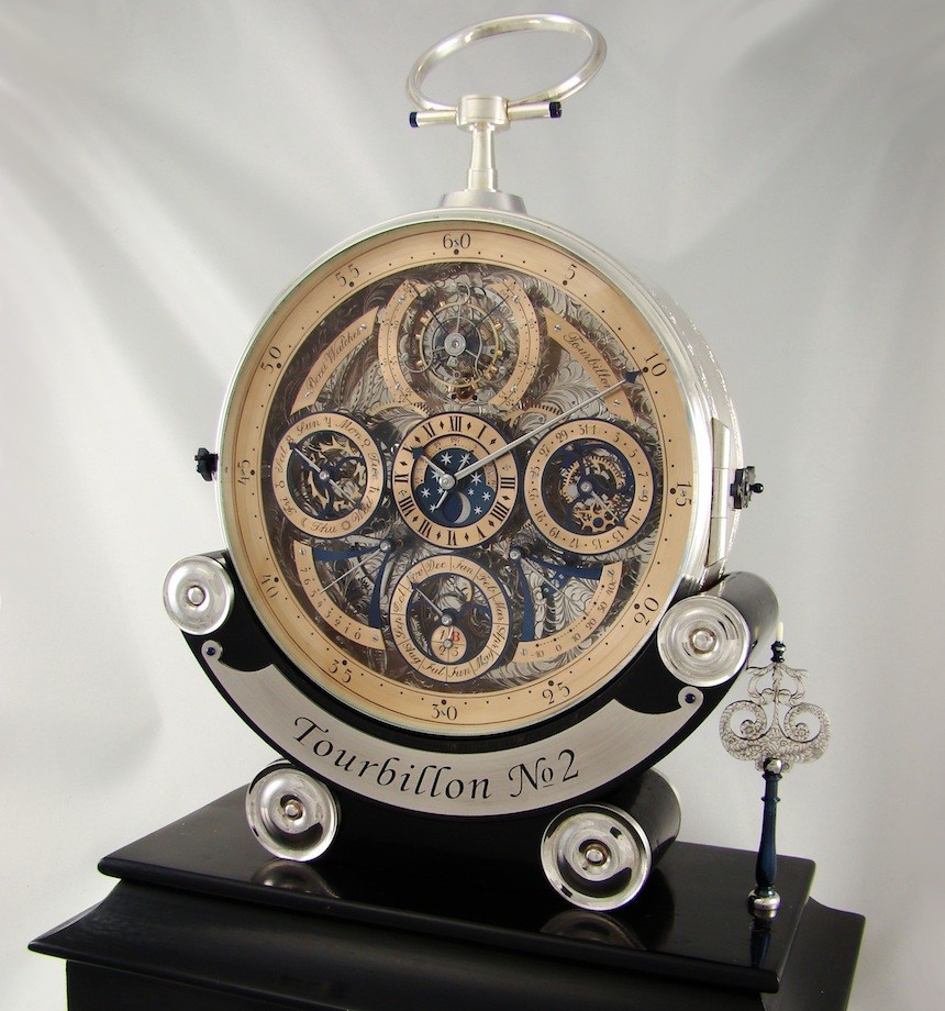 Bexei Aaron Becsei Tourbillon No.2 Perpetual Calendar Tourbillon Clock