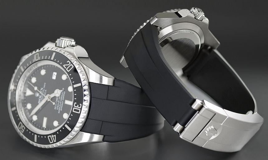 Wiskundig Ambient Correspondent Introducing The Rubber B Rolex Deepsea Glidelock Watch Strap | aBlogtoWatch