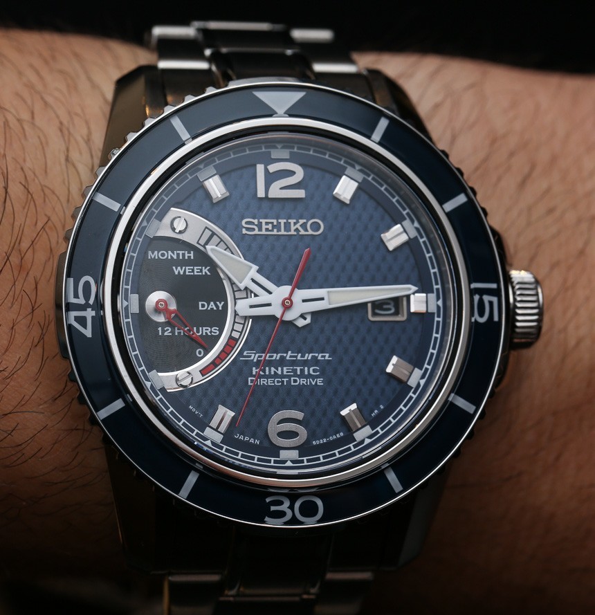 rigtig meget Milestone En nat Seiko Sportura Kinetic Direct Drive SRG017 Watch Review | aBlogtoWatch