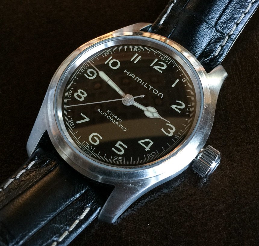 The spark came from research on the Hamilton Khaki Field line.