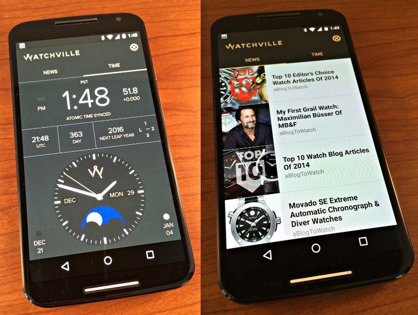 Watchville watch news app for Android