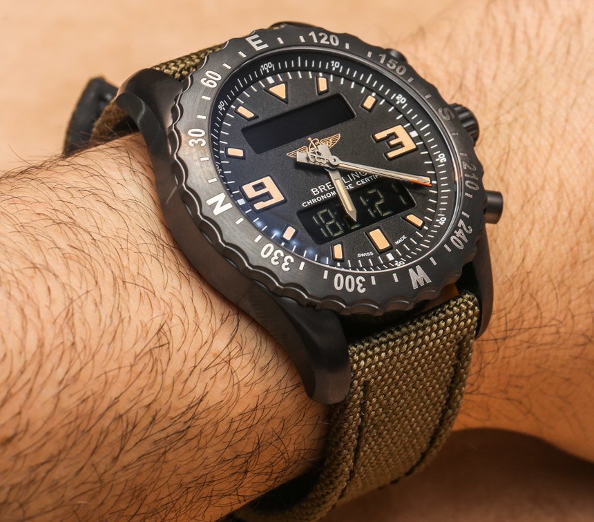 Breitling Chronospace Military Watch Hands-On | aBlogtoWatch