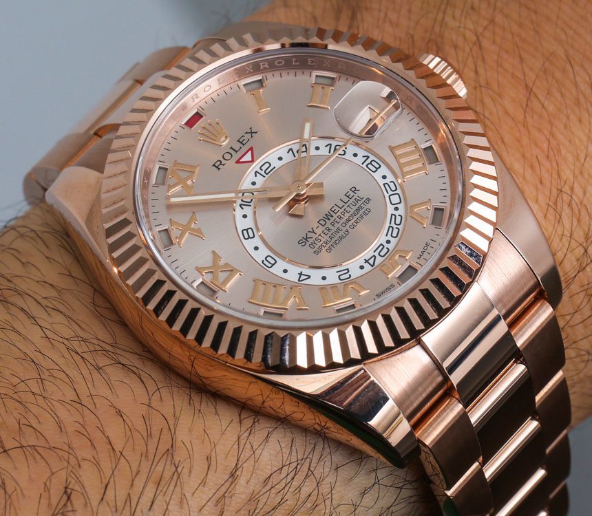 Rolex Sky-Dweller Watch: New Gold Colors Hands-On | aBlogtoWatch