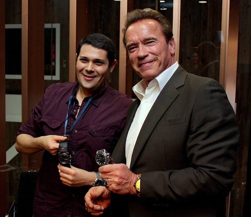 Arnold Schwarzenegger Watch Brand Debuts For 2015 Hands-On 