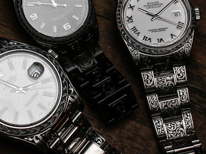 MadeWorn Engraved Rolex watch 14