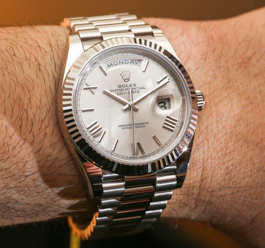 Perforering Fordeling fire Rolex Day-Date 40 Watches & The New Rolex 3255 Movement Hands-On |  aBlogtoWatch