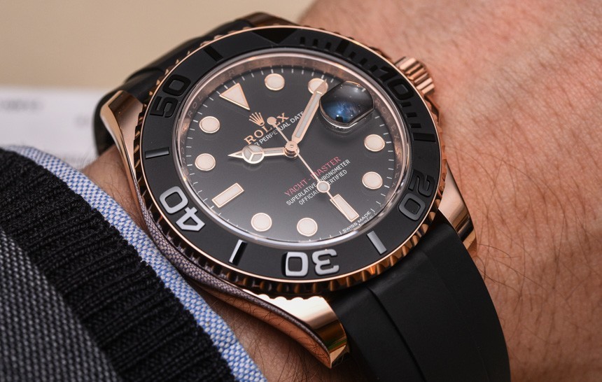 elleve Pas på forskel Rolex Yacht-Master 116655 & 268655 Everose Gold Ceramic Watches Hands-On |  aBlogtoWatch