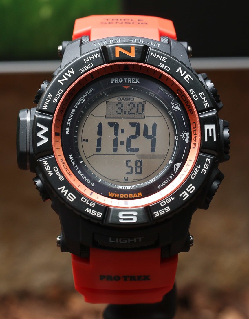 Casio Pro Trek PRW-3500 Watches For 2015 Hands-On | aBlogtoWatch