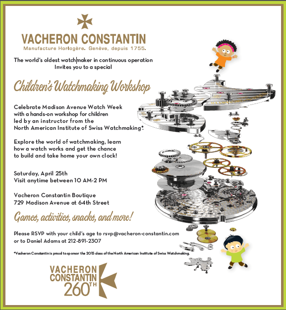 Vacheron Constantin Children's Workshop