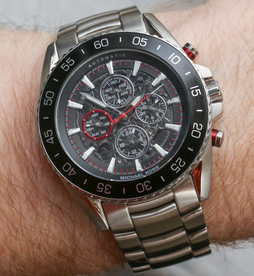 nicotine physically Dim Michael Kors Jetmaster Automatic Watch Review | aBlogtoWatch