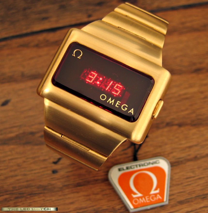 Omega-gold-led-watch