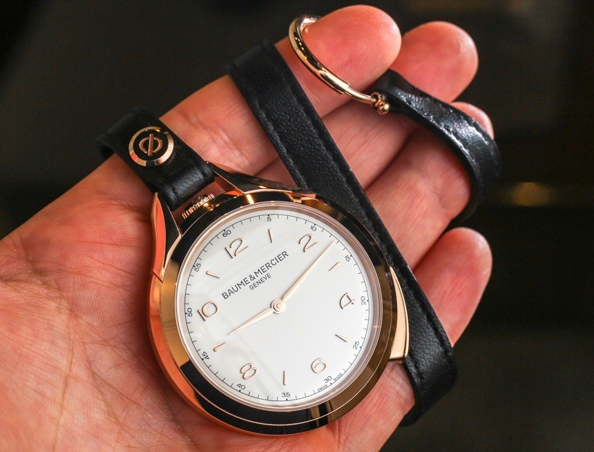 A modern pocket watch, the Clifton 1830 by Baume Mercier