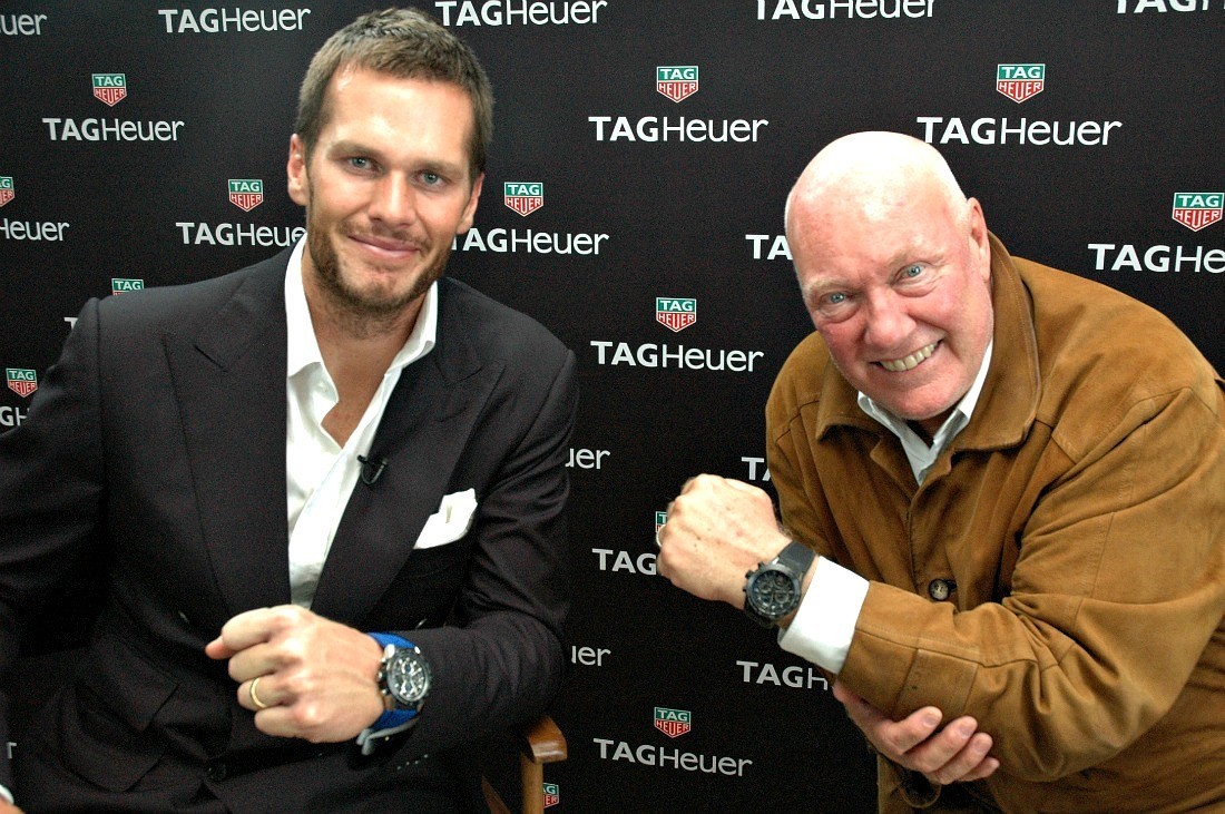 New ambassador Tom Brady joins Jean-Claude Biver to Launch Carrera Calibre 01 in New York City