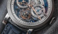 Grieb & Benzinger Blue Merit Watch Based On A. Lange & Söhne Tourbillon ...