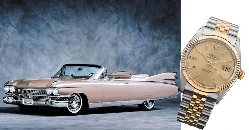 Richard Paige explored the popular vintage car/vintage watch analogy using Cadillacs and Rolex as subjects.