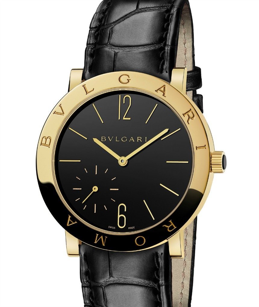 The 40th Anniversary Bulgari Roma Finissimo Petite Seconde in Yellow Gold. Limited to 100 pieces. 